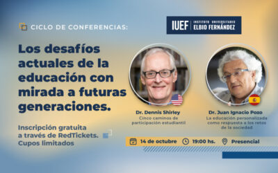 Conferencia con el Dr. Dennis Shirley y el Dr. Juan Ignacio Pozo